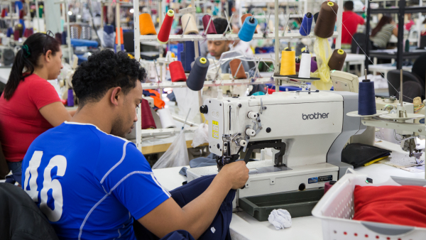 Confección de textiles genera 22.7% de los empleos de zona franca