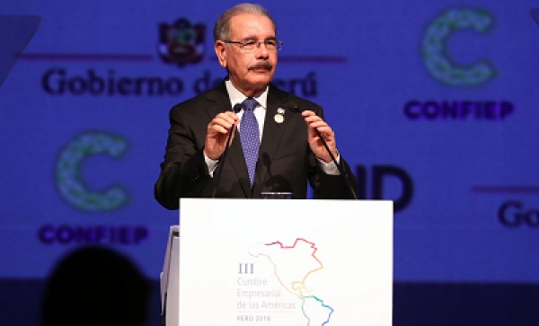 Industriales y exportadores respaldan discurso de Danilo en III Cumbre Empresarial de Las Américas
